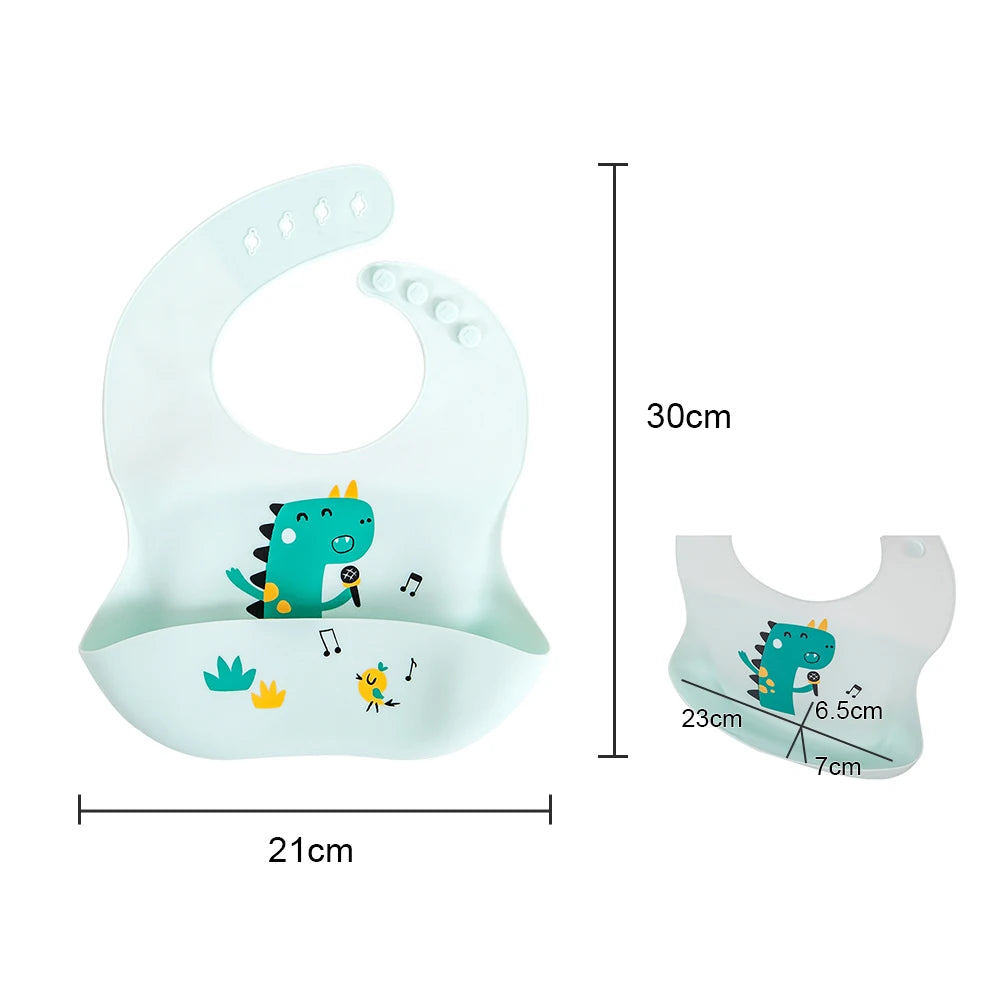 CleanBite™ Waterproof Silicone Baby Bib