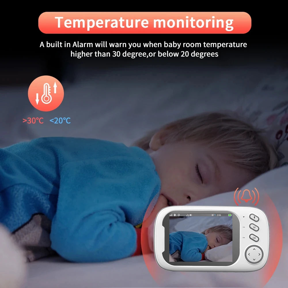 Wireless Baby Monitor with Night Vision & Talk Back