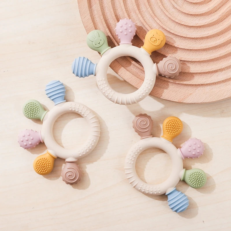 SoftBite™ Silicone Teether Ring