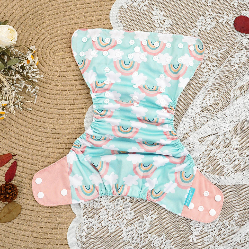 SnugSprout™ Reusable Cloth Diaper Set (4-Pack)