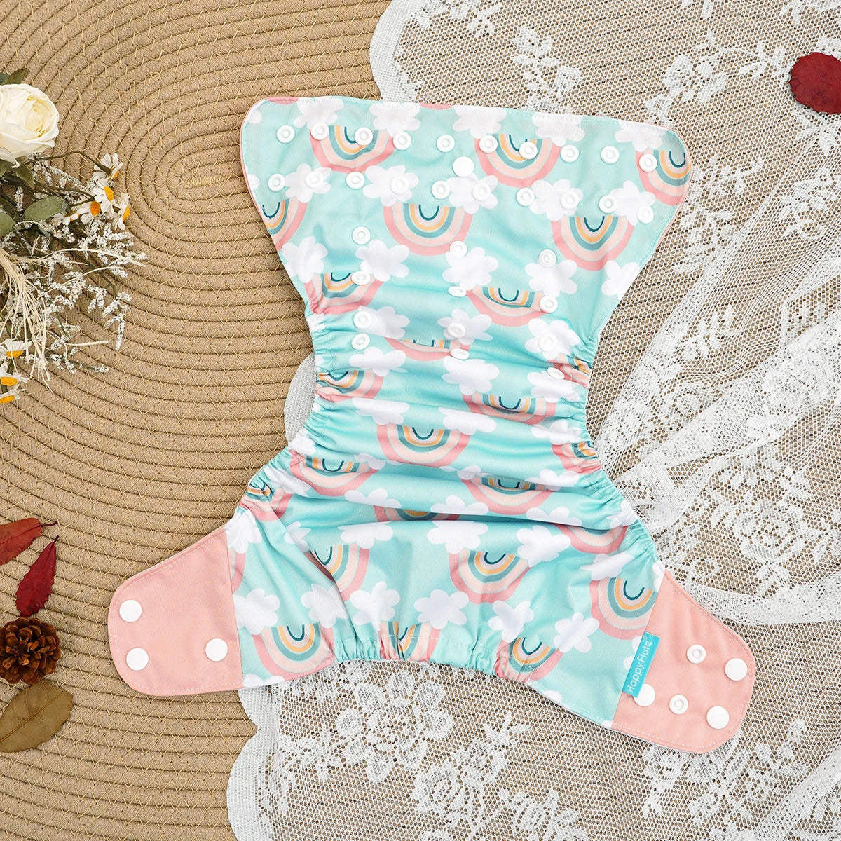 SnugSprout™ Reusable Cloth Diaper Set (4-Pack)