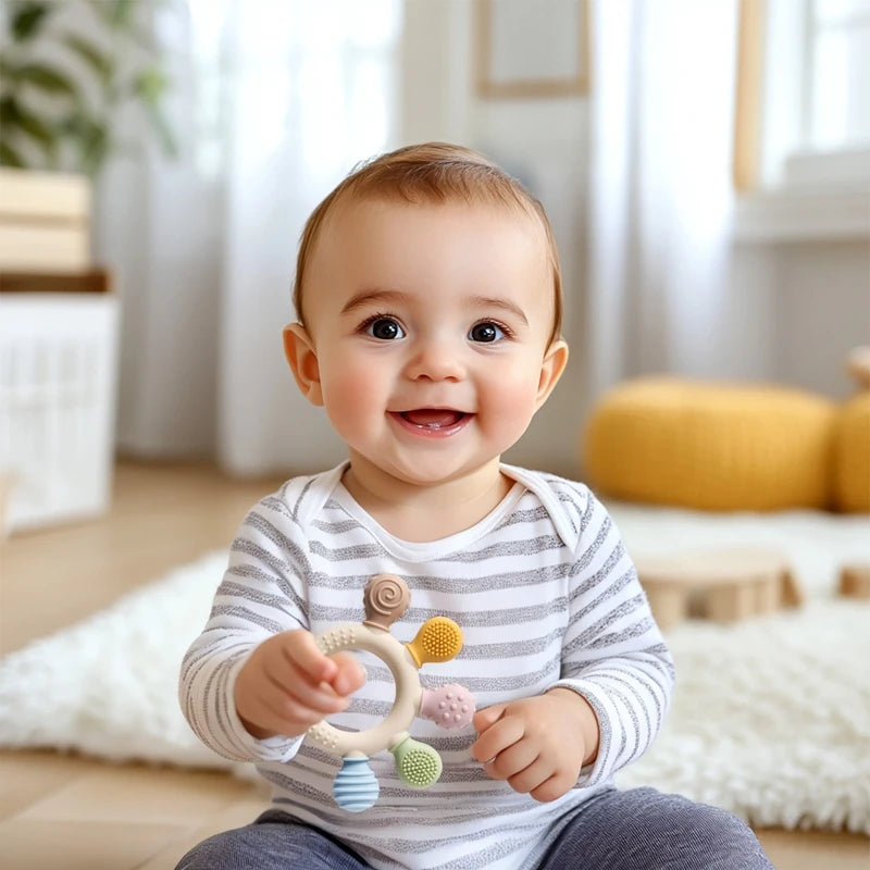 SoftBite™ Silicone Teether Ring