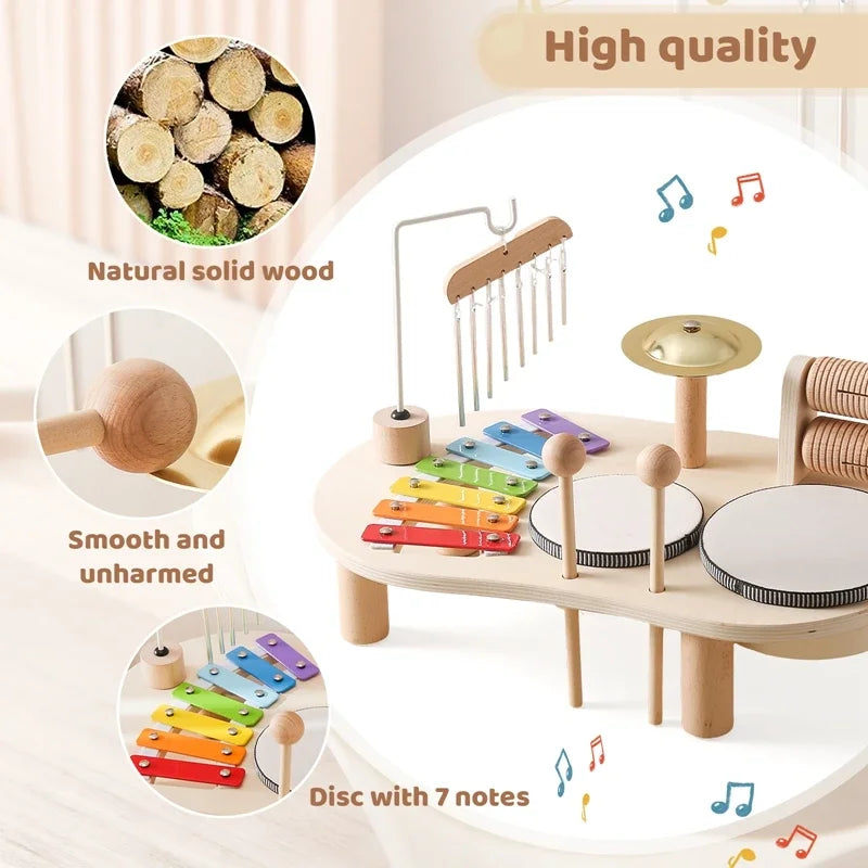 Little Rhythm Wooden Music Table