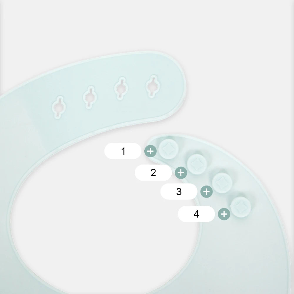 CleanBite™ Waterproof Silicone Baby Bib