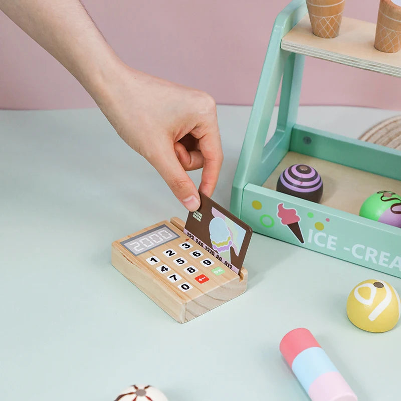 Scoop & Smile™ Wooden Ice Cream Playset