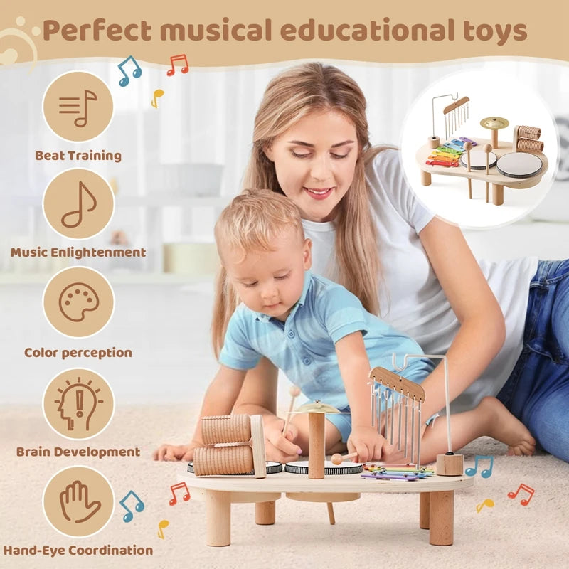 Little Rhythm Wooden Music Table