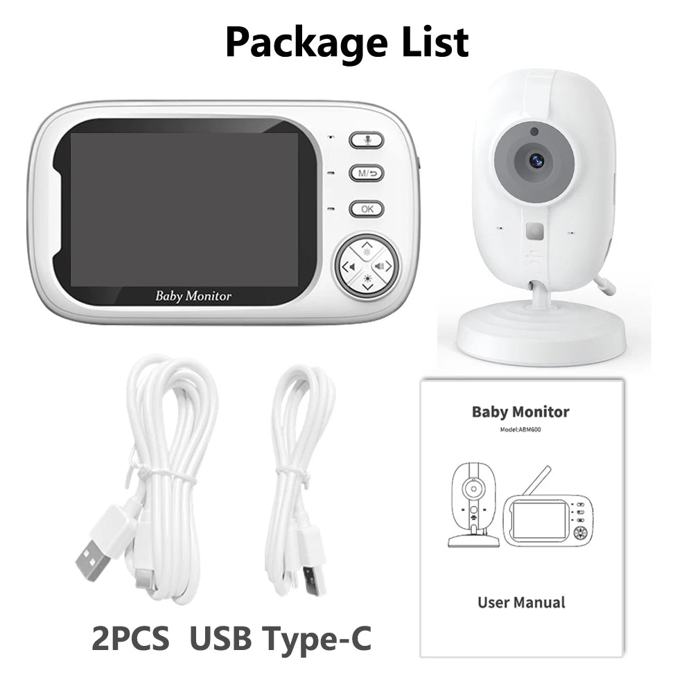 Wireless Baby Monitor with Night Vision & Talk Back